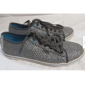 𝅺vans Atwood Gray Snake Print Leather Sneakers 8